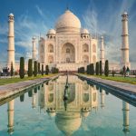 Historic travel spots with preserved architecture